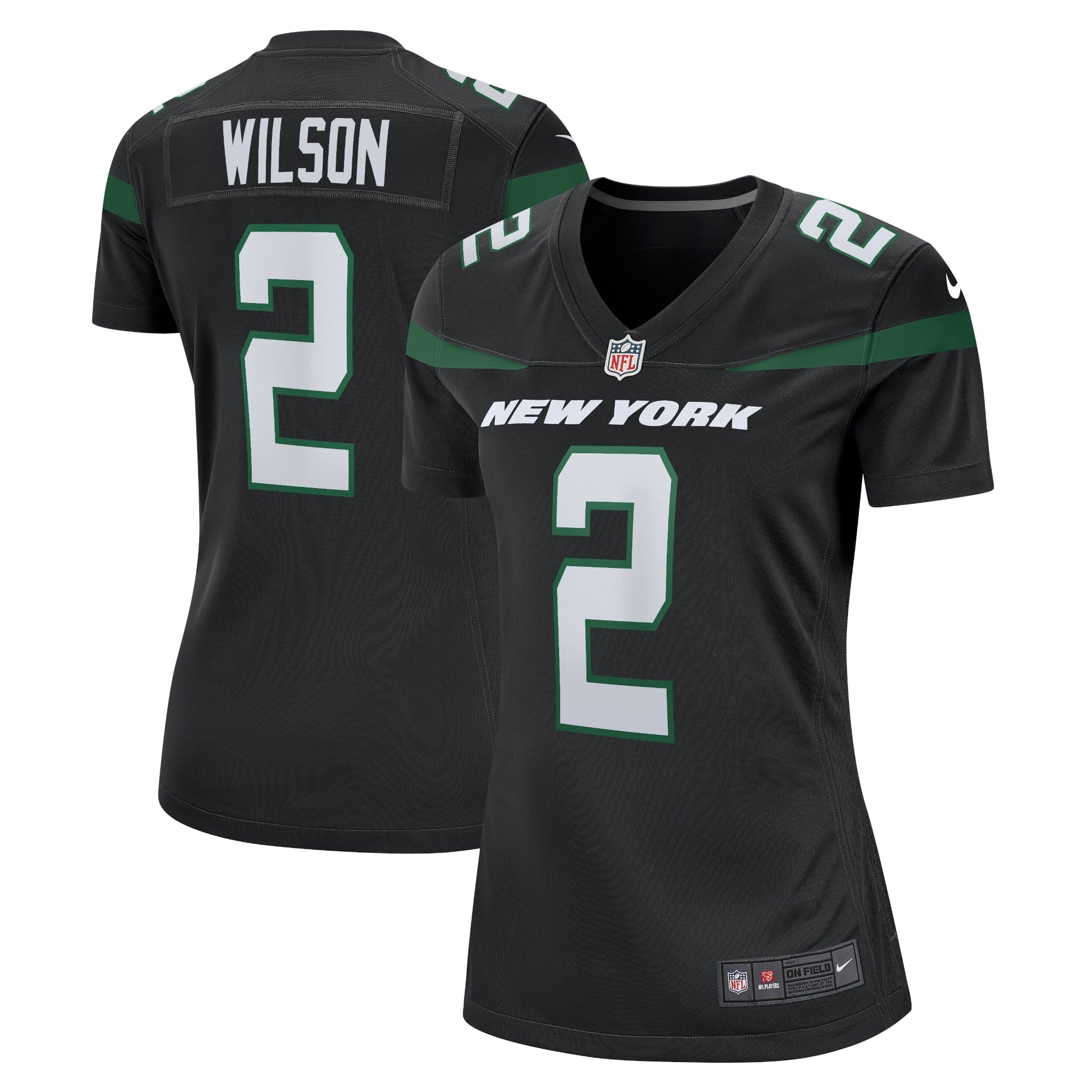 Nike New York Jets No26 Le'Veon Bell Black Alternate Women's Stitched NFL 100th Season Vapor Limited Jersey